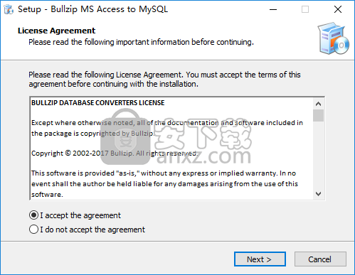 Bullzip MS Access To MySQL(Access转MySQL工具)