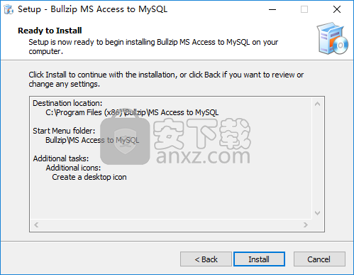 Bullzip MS Access To MySQL(Access转MySQL工具)