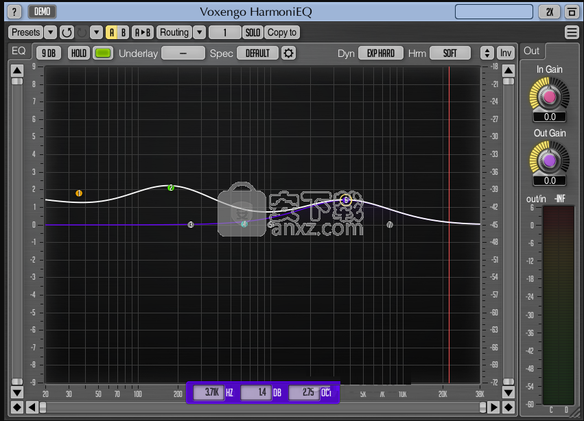 Voxengo HarmoniEQ(音频均衡器)