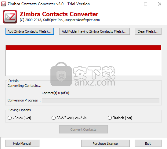 Zimbra Contacts Converter(Zimbra转换器)