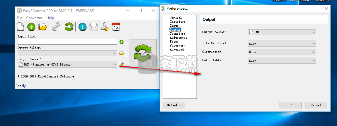 Easy2Convert PSD to BMP(PSD转BMP转换器)