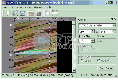 YUV数据查看工具(7yuv)