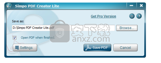 Simpo PDF Creator Lite(PDF生成器)