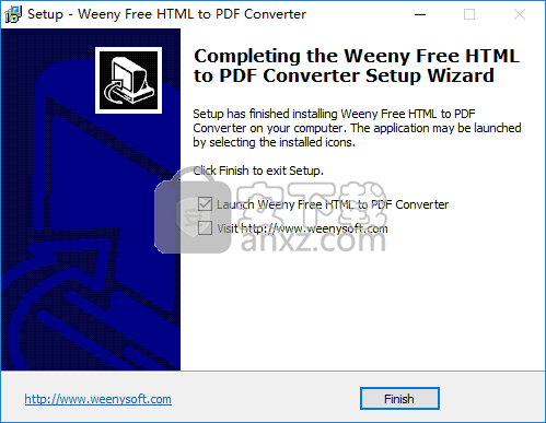 Weeny Free HTML to PDF Converter(HTML转PDF转换器)