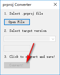 Pr版本转换器(prproj Convert)