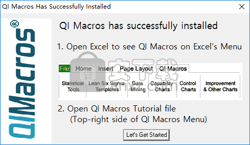 QI Macros for Excel(QI宏) 