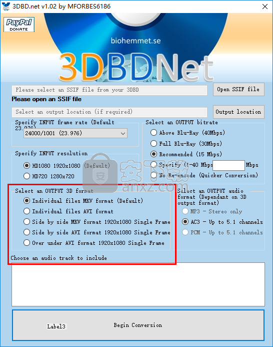 3DBDNet(3DBDNet视频转换大师)