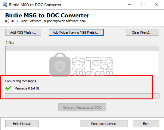 Birdie MSG to DOC Converter(MSG转DOC转换器)