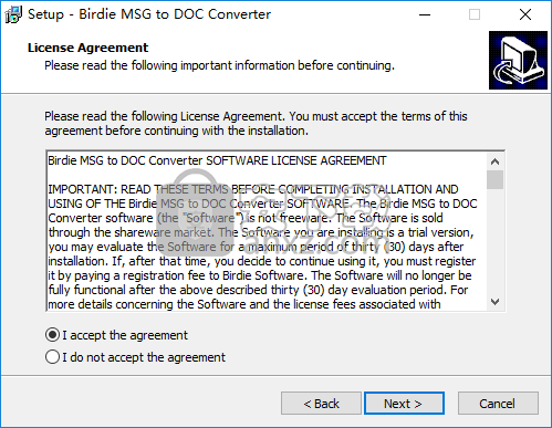 Birdie MSG to DOC Converter(MSG转DOC转换器)