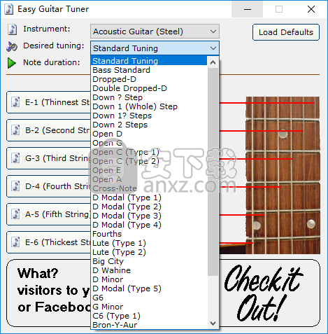 Easy Guitar Tuner(吉他调音软件下载)