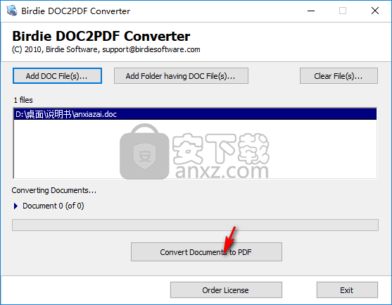 Birdie DOC2PDF Converter(DOC转PDF转换器)