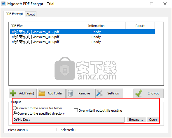 Mgosoft PDF Encrypt(Mgosoft PDF加密软件)