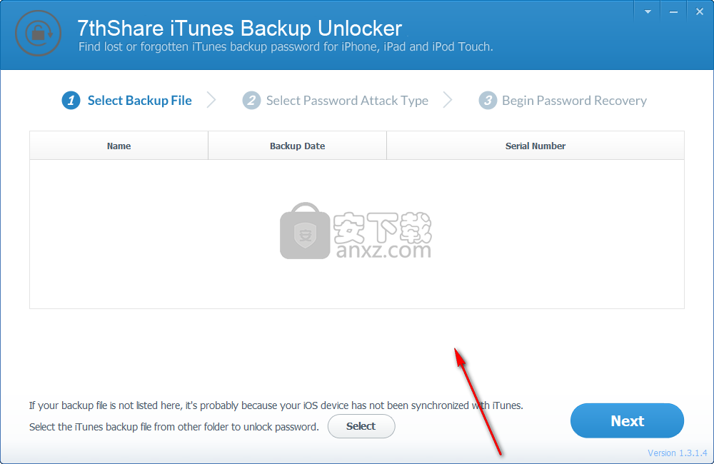 7thShare iTunes Backup Unlocker(iTunes备份解锁器)