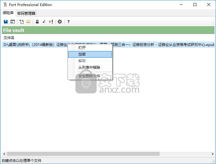 Fort File encryption(文件加密软件)