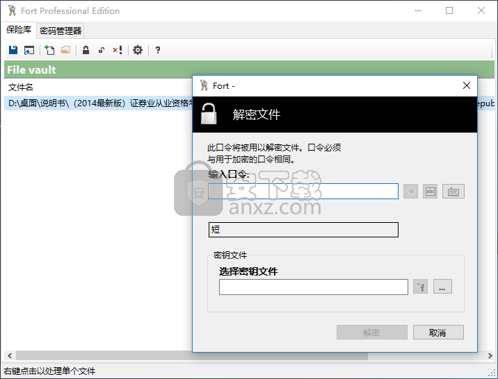 Fort File encryption(文件加密软件)