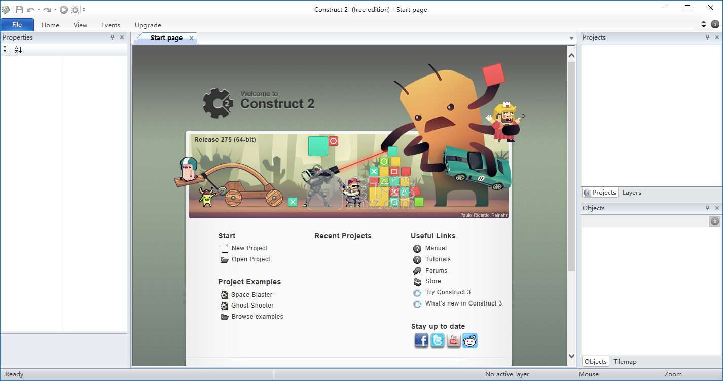 Construct 2(HTML游戏制作工具)