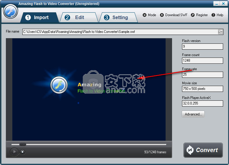 Amazing Flash to Video Converter(flash转视频软件)
