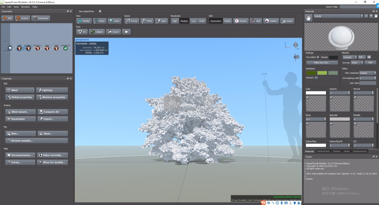 download SpeedTree Modeler Cinema Edition 9.3.0