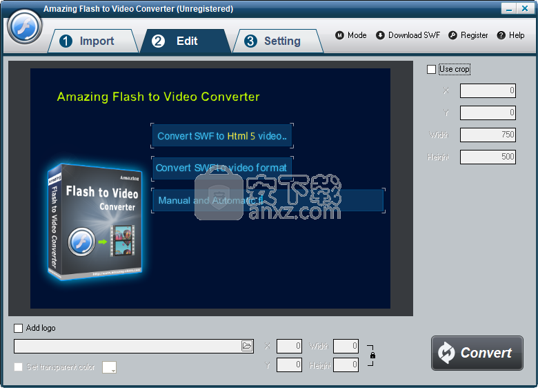 Amazing Flash to Video Converter(flash转视频软件)