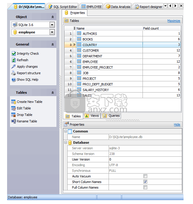 SQLite Maestro Pro(图形化数据库管理工具)