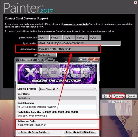 corel painter 2017 activation code