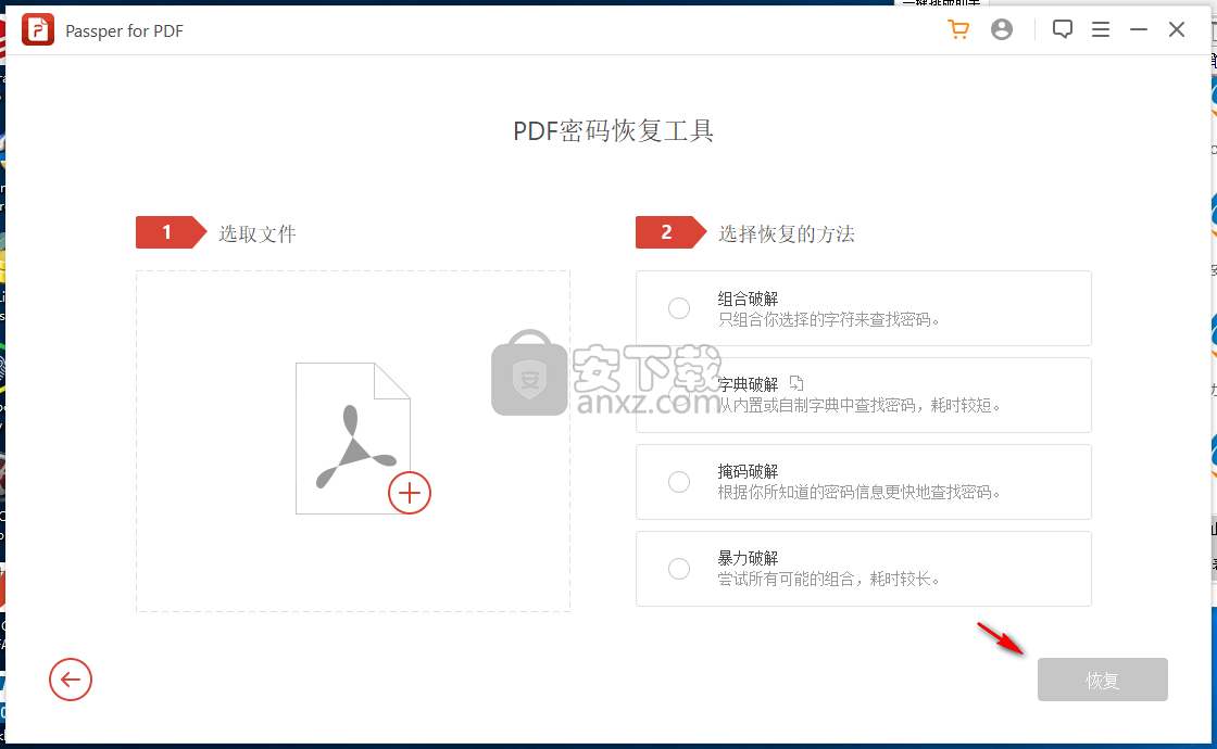 Passper for PDF(PDF密码恢复工具)