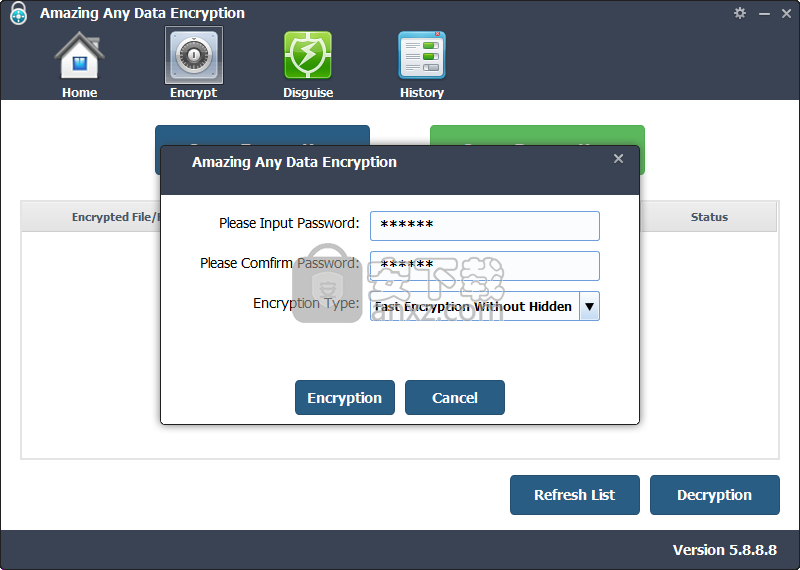 Amazing Any Data Encryption(数据加密软件)