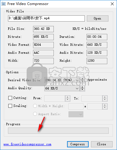 视频压缩工具(Free Video Compressor)