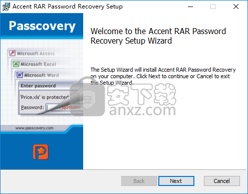 Accent RAR Password Recovery(rar密码工具)