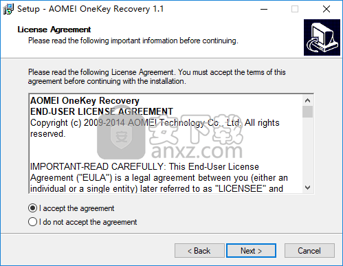 AOMEI OneKey Recovery(傲梅一键恢复)