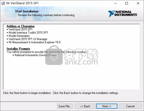 NI VeriStand 2015