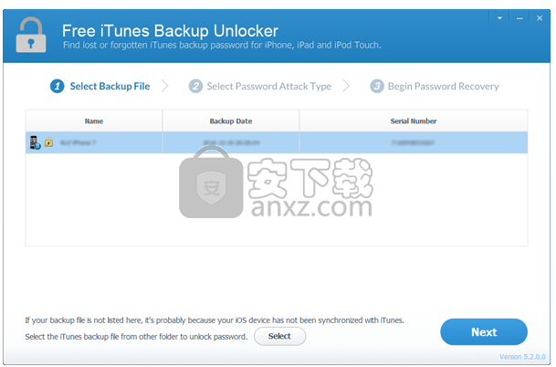 Free iTunes Backup Unlocker(iTunes备份解锁工具)