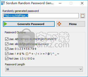 Sordum Random Password Generator(强密码随机生成器)