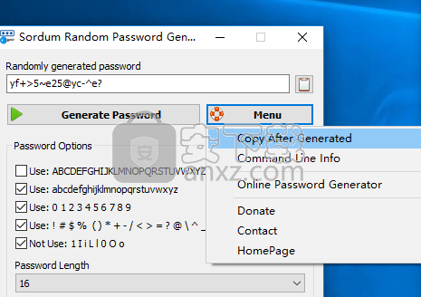 Sordum Random Password Generator(强密码随机生成器)