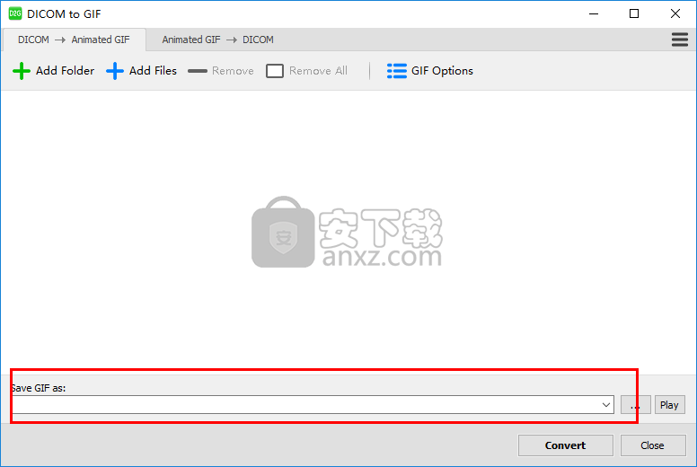 DICOM to GIF(DICOM文件转GIF工具)