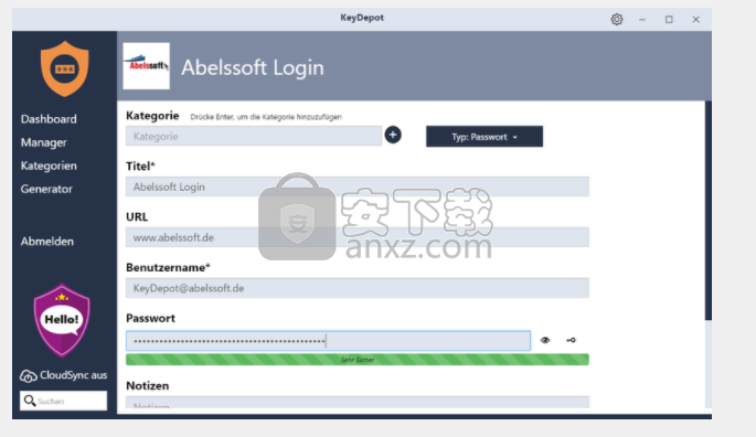 Abelssoft KeyDepot(密码管理器)