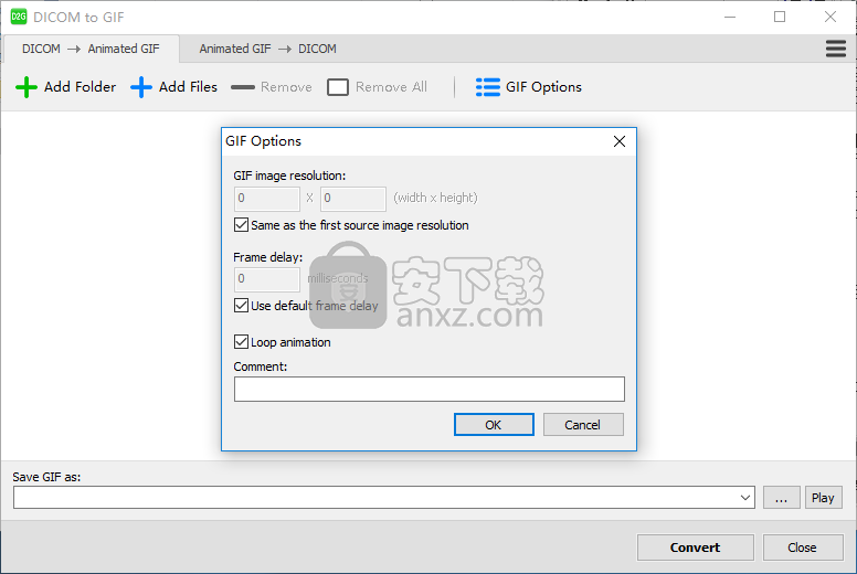 DICOM to GIF(DICOM文件转GIF工具)