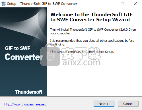 ThunderSoft GIF to SWF Converter(GIF转SWF转换器)