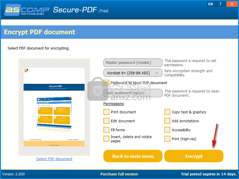 Secure PDF(PDF文件加密工具)