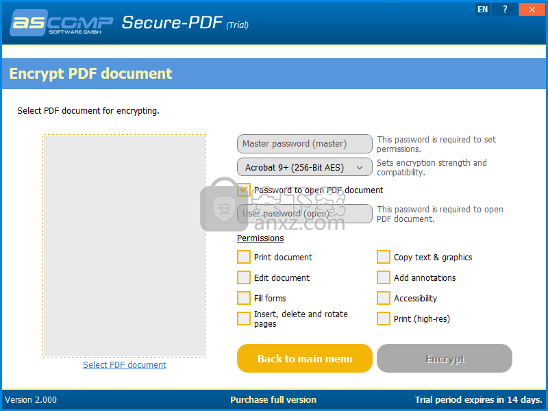 Secure PDF(PDF文件加密工具)