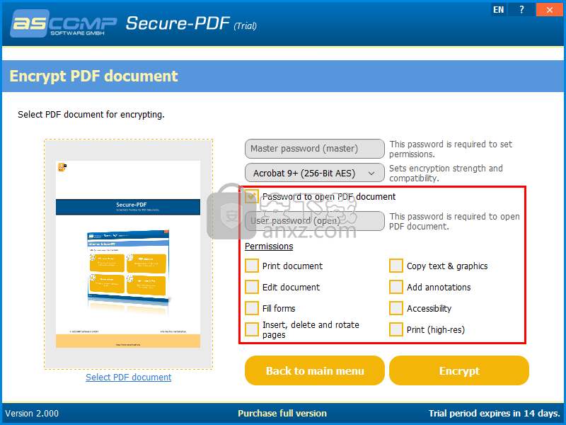 Secure PDF(PDF文件加密工具)