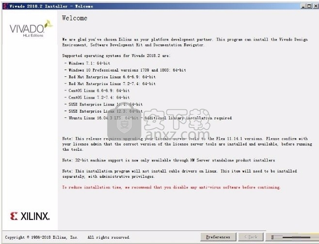 xilinx vivado 2018.2 Win/Linux