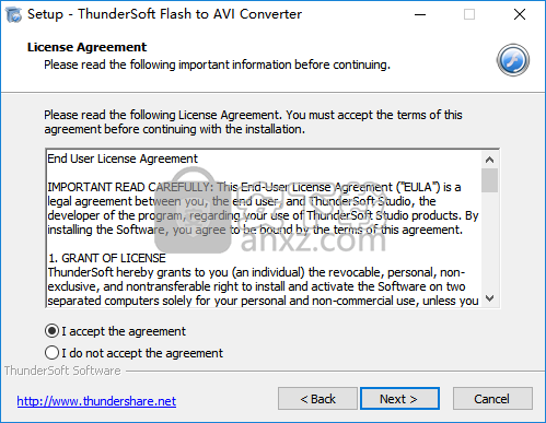 ThunderSoft Flash to AVI Converter(flash转avi工具) 