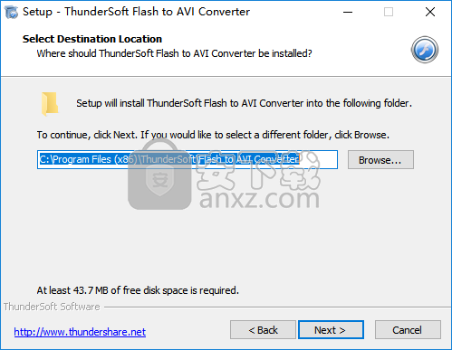 ThunderSoft Flash to AVI Converter(flash转avi工具) 