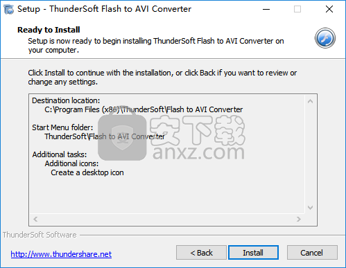 ThunderSoft Flash to AVI Converter(flash转avi工具) 