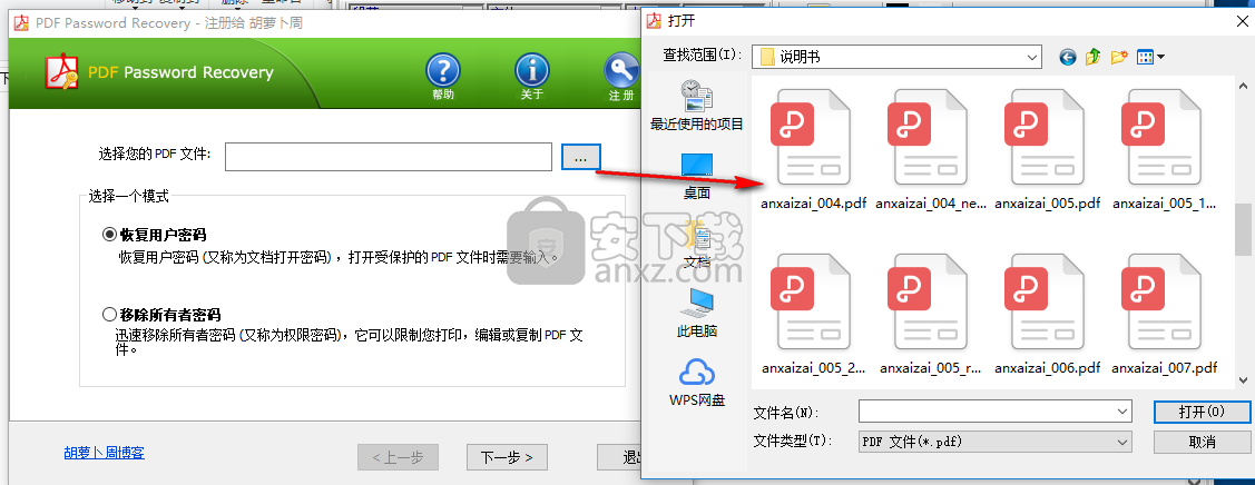 PDF Password Recovery(PDF解密工具)