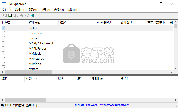FileTypesMan(文件类型查看)