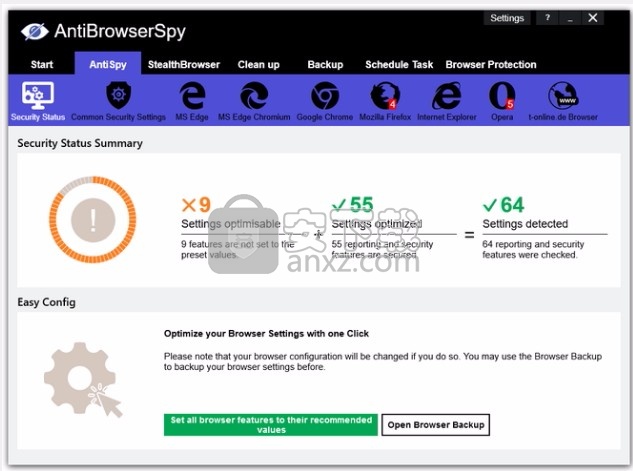 AntiBrowserSpy 2020(范浏览器间谍工具)