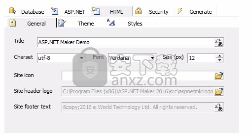 ASP.NET Maker 2018(ASP.NET代码生成器)