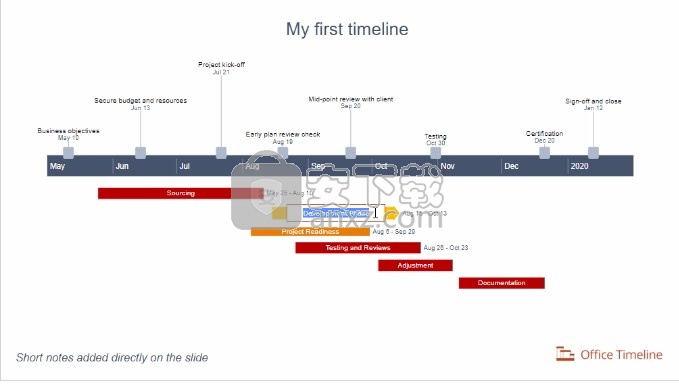 Office Timeline 2018(PPT时间轴制作插件)